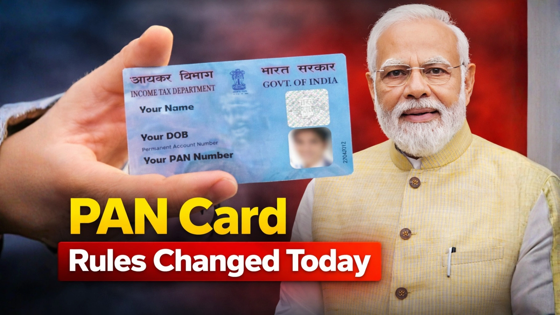 PAN Card Rules Changed Today